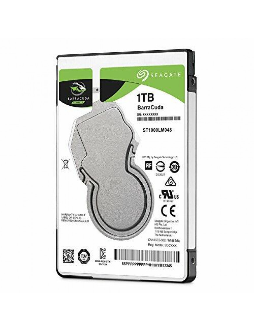 Seagate BarraCuda HDD ST1000LM048 - 1TB 5400