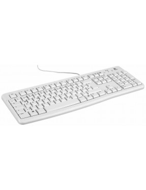 Logitech K120 Kabel Tastatur USB weiss 