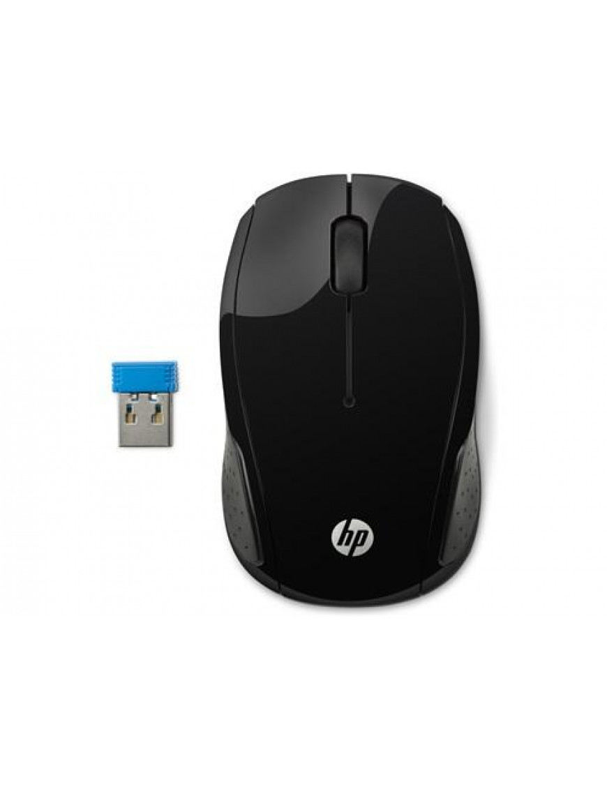 HP 200 Wireless Maus X6W31AA kabellos schwarz