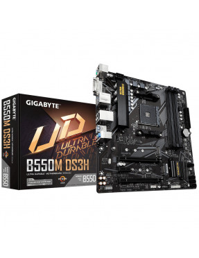 Gigabyte B550M DS3H mATX Mainboard Sockel AM4 M.2/HDMI/DVI/U