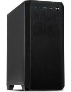 Inter-Tech Micro Tower ATX Gehäuse H-606 Schwarz gedämmt