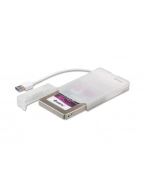 i-tec Mysafe Externes USB3.0 Festplattengehäuse weiss für 2,