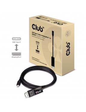 Club3d Club 3D USB Adapterkabel 1,8m Typ-C zu DisplayPort 8K