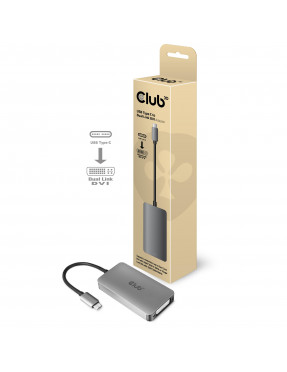 Club3d Club 3D USB Typ C zu Dual Link DVI-I Aktiver Adapter