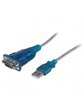 Startech Adapterkabel 0,43m USB zu Seriell RS232 St./St. sil