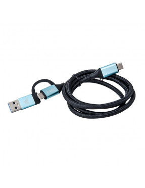 i-tec USB-C auf USB-C Kabel mit integriertem USB 3.0 Adapter