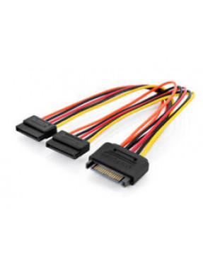 Digitus SATA Y-Adapterkabel 0,3m 15-pin SATA zu 2x 15-pin SA