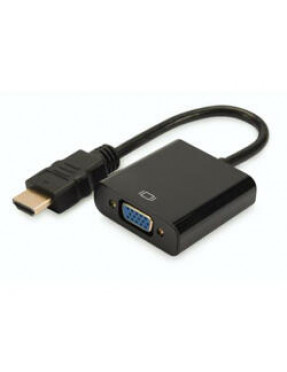 Digitus DIGITUS HDMI Adapter HDMI-A zu VGA St./Bu. schwarz