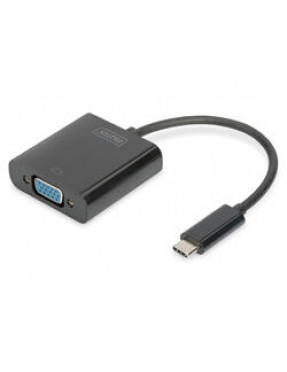 Digitus DIGITUS USB 3.1 Typ-C zu VGA Grafikadapter schwarz D