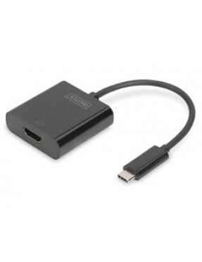 Digitus DIGITUS USB 3.1 Typ-C zu HDMI Grafikadapter 4K schwa