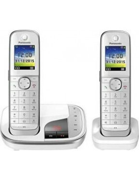 Panasonic KX-TGJ322GW schnurloses Duo DECT Festnetztelefon i