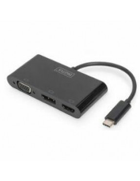 Digitus DIGITUS USB-C 3in1 Triple Monitor Adapter (HDMI, DP,