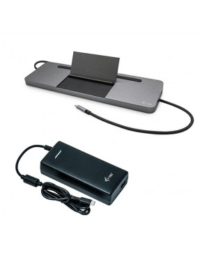 i-tec USB-C Metal Ergonomic 4K 3x Display Docking Station