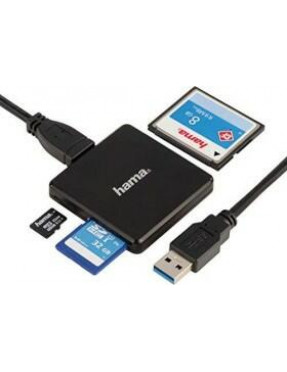 Hama USB 3.0 Multikartenleser SD/microSD/CF schwarz