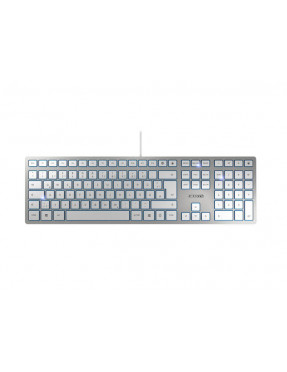 Cherry KC 6000 Slim Keyboard USB silber JK-1600DE-1