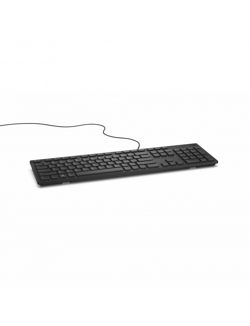 Dell KB216 Multimedia-Tastatur Deutsch Schwarz (580-ADHE)