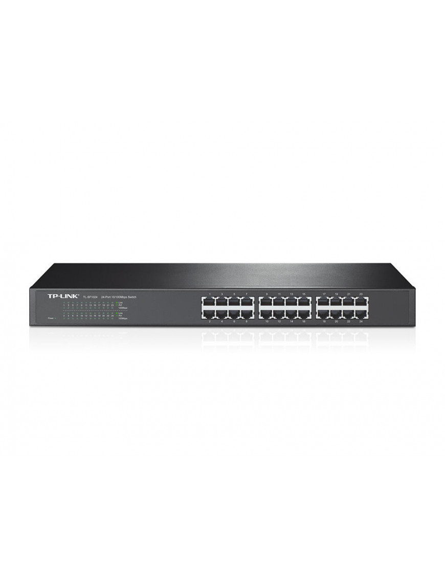 TP-Link TL-SF1024 24x Port Switch Unmanaged 19-Zoll-Stahlgeh