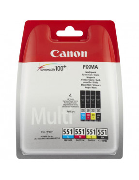 Canon CLI-551 Druckerpatronen Multipack Cyan Magenta Gelb Sc Canon CLI-551 Druckerpatronen Multipack Cyan Magenta Gelb Sc