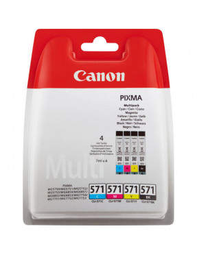 Canon CLI-571 Druckerpatronen Multipack Schwarz Cyan Magenta Canon CLI-571 Druckerpatronen Multipack Schwarz Cyan Magenta