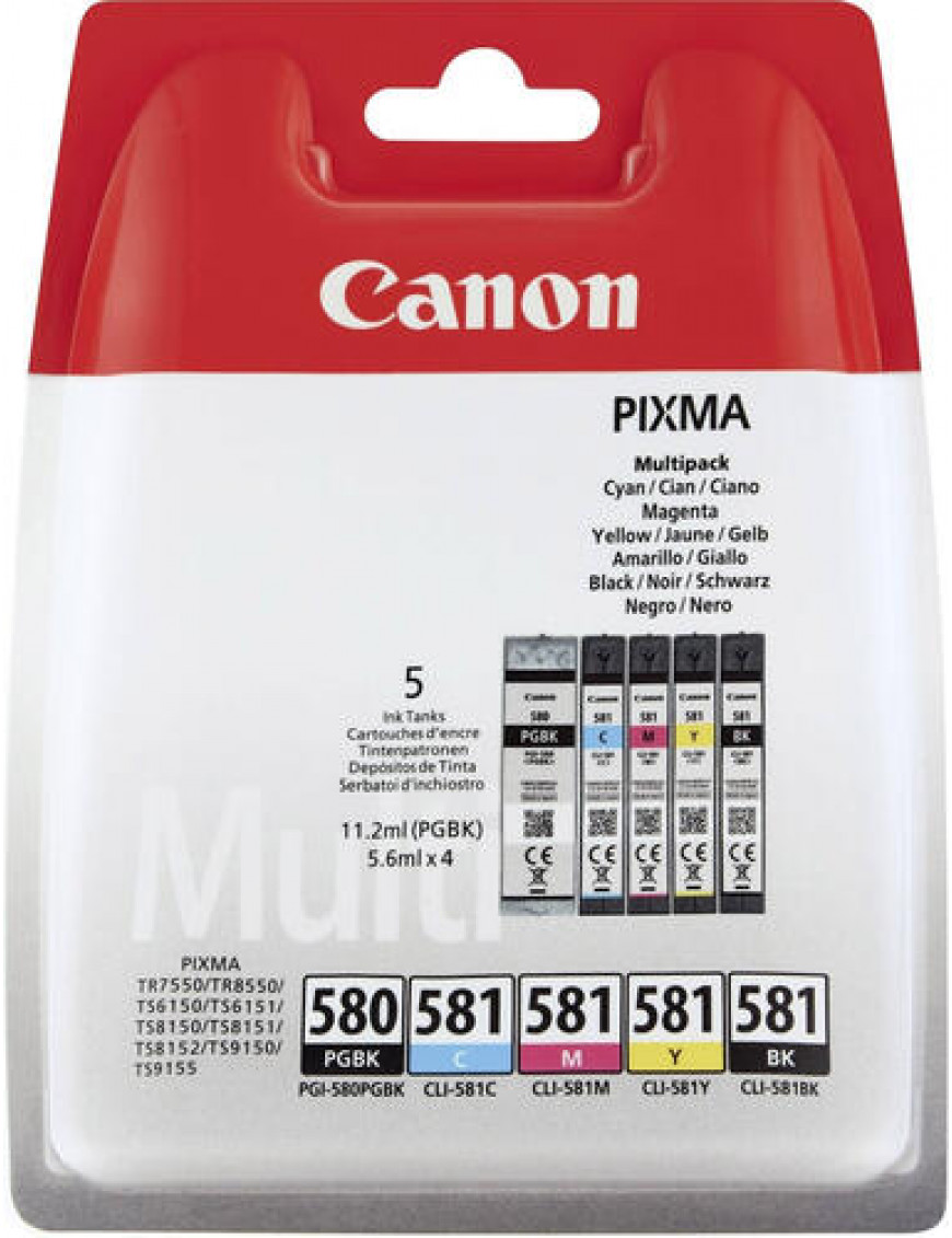 Canon PGI-580 CLI-581 / 2078C005 Original Druckerpatronen Mu