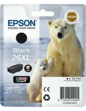 Epson 26XL Original Druckerpatrone Schwarz mit hoher Kapazit