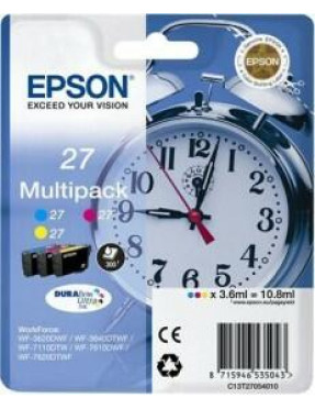 Epson 27 Original Druckerpatronen Multipack Gelb Cyan Magent
