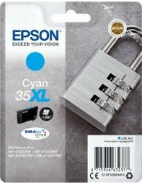 Epson C13T35924010 Druckerpatrone 35XL cyan hohe Kapazität