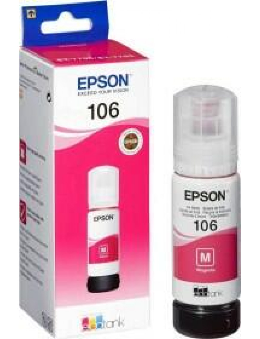 Epson C13T00R340 Original Tintenbehälter 106 Magenta EcoTank