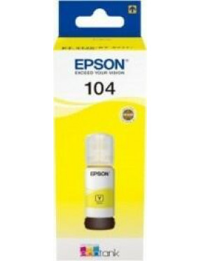 Epson C13T00P440 Original Tintenbehälter 104 Gelb EcoTank