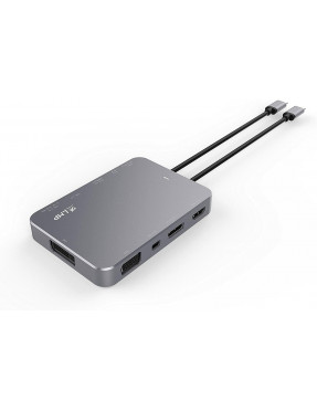 LMP USB-C Display Dock 2 4k 12-Port space grau