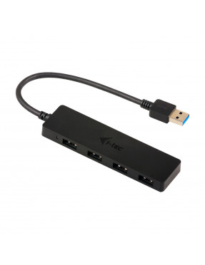 i-tec USB HUB 4 port USB 3.0 passiv ohne Netzadapter schwarz