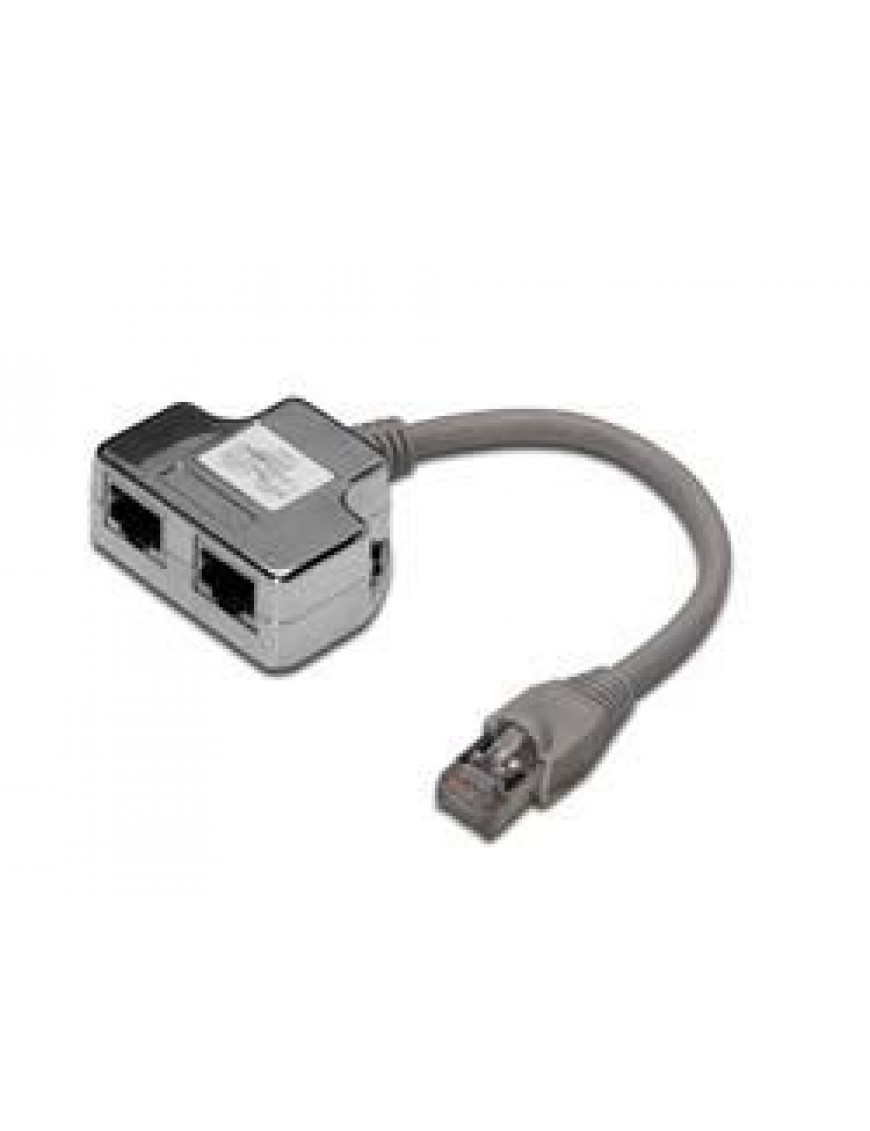 Digitus DIGITUS CAT5e 2x RJ45 auf 1x RJ45 Patchkabel Adapter