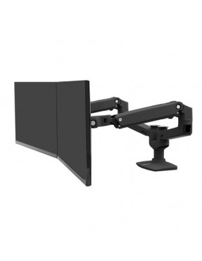 Ergotron LX Dual Monitorarm für zwei Monitore, Tischhalterun