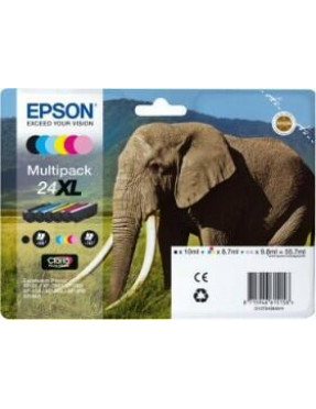 Epson C13T24384011 Druckerpatrone Multipack 24XL (BK, C, M,  Epson C13T24384011 Druckerpatrone Multipack 24XL (BK, C, M,