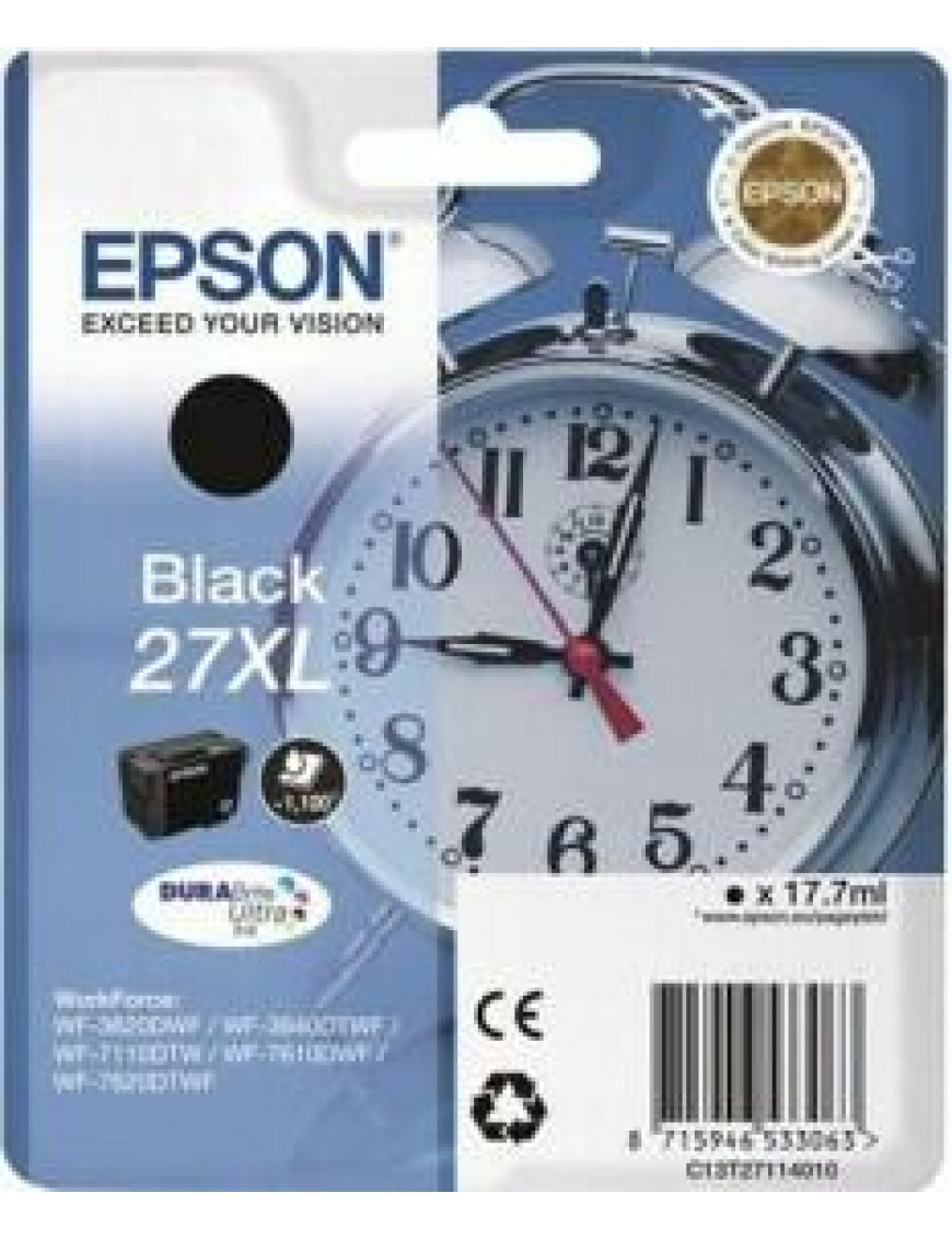 Epson C13T27114012 Druckerpatrone 27XL schwarz DURABrite Ult