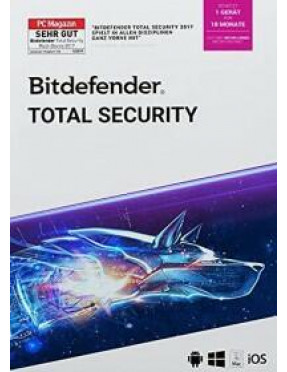 BitDefender Bitdefender Total Security 2021 3 Geräte / 18 Mo