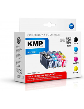 KMP Tintenpatronen Multipack ersetzt Canon PG-545XL + CL-546