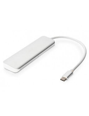 Digitus DIGITUS USB-C Hub 4-Port Hub (USB 3.0) silber