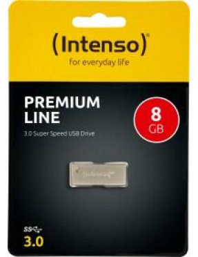 Intenso 8GB Premium Line USB 3.0 Stick silber