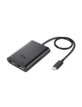 i-tec C31DUAL4KDP USB-C zu Dual DisplayPort Videoadapter 4K 