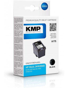 KMP Tintenpatrone Schwarz ersetzt HP 304XL (N9K08AE)
