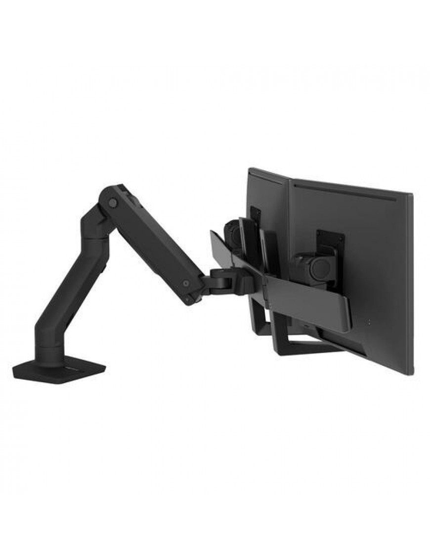 Ergotron HX Dual Monitorarm Tischhalterung Schwarz