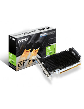 MSI GeForce GT 730 2GB DDR3 DVI/VGA/HDMI passiv, Low Profile
