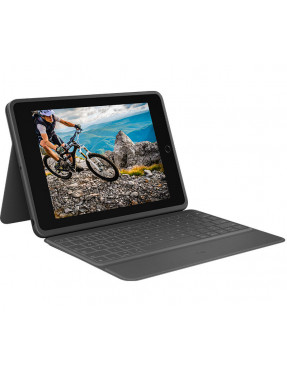 Logitech Rugged Folio Hülle und Tastatur für iPads der 7/8 G