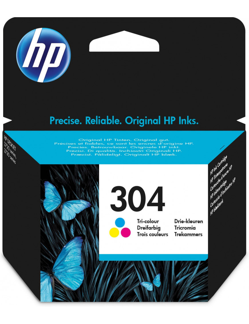 HP N9K05AE / 304 Original Druckerpatrone Farbig (C, M, Y)