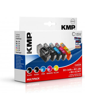 KMP Tintenpatronen Multipack Schwarz + Farbig ersetzt HP 303