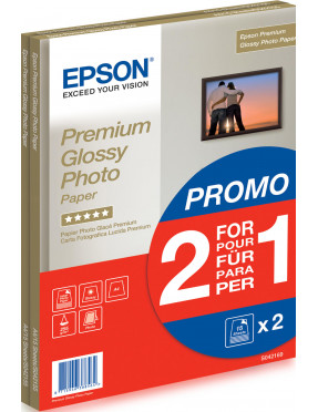 Epson EPSON C13S042169 Premium Glossy Photo Paper, DIN A4, 2