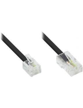 Good Connections TAE-N zu RJ11 Anschlusskabel 10m Modem schw