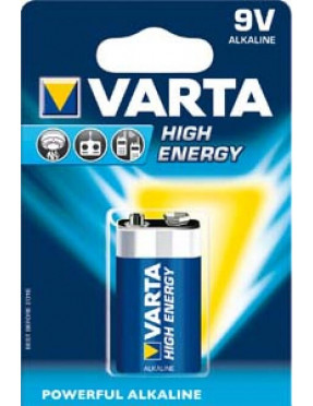 Varta VARTA High Energy Batterie 9V Block 1604D 6LR61 1er Bl