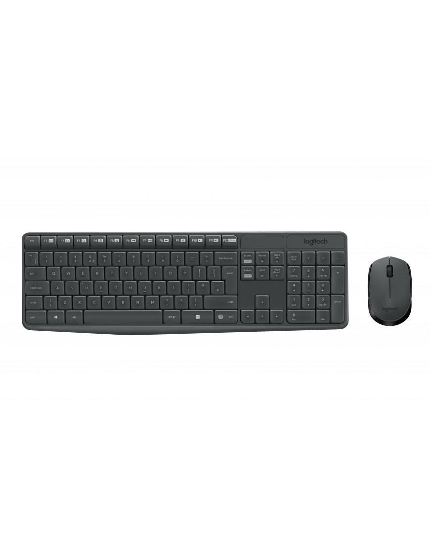 Logitech MK235 Kabellose Maus-Tastaturkombination US Layout